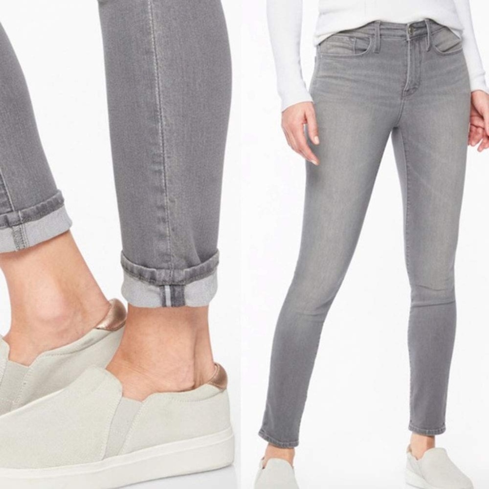 Athleta Sculptek Skinny Jean Grey Wash